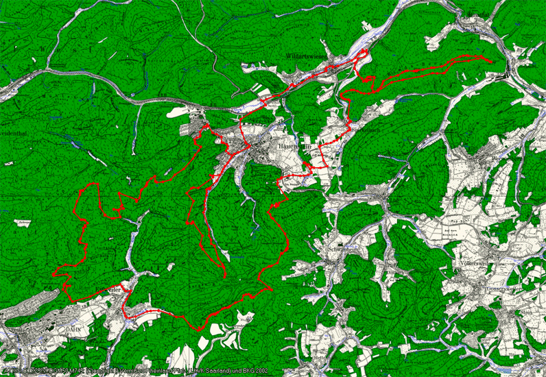 Singletrails dahn